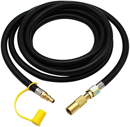 MENSI 12FT Low Pressure 1/4" Quick Connect Disconnect Plug RV Trailer Propane Extension Hose Hook Up𝐂𝐨𝐥𝐞𝐦𝐚𝐧 𝐑𝐨𝐚𝐩𝐓𝐫𝐢𝐩 𝐒𝐞𝐫𝐢𝐞𝐬 𝐋𝐗𝐄, 𝐋𝐗 𝐏𝐨𝐫𝐭𝐚𝐛𝐥𝐞 𝐆𝐫𝐢𝐥𝐥 𝐎𝐍𝐋𝐘
