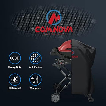 Comnova Weber Grill Cover - Q Series, Q2000/Q200/Q1000/Q100, Q2200, 2400, 1200, 1400 & More - Heavy Duty & Waterproof