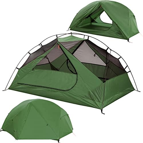Clostnature 1/2 Person Lightweight Backpacking Tent Large Headroom Space