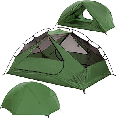 Clostnature 1/2 Person Lightweight Backpacking Tent Large Headroom Space