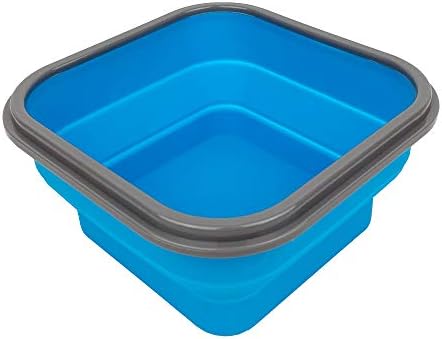 CARTINTS Large 1200ml Collapsible Bowls with Lids Silicone Camping Bowls, with Airtight Lids, Microwave and Freezer Safe, Set of 3