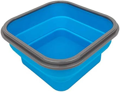 CARTINTS Large 1200ml Collapsible Bowls with Lids Silicone Camping Bowls, with Airtight Lids, Microwave and Freezer Safe, Set of 3