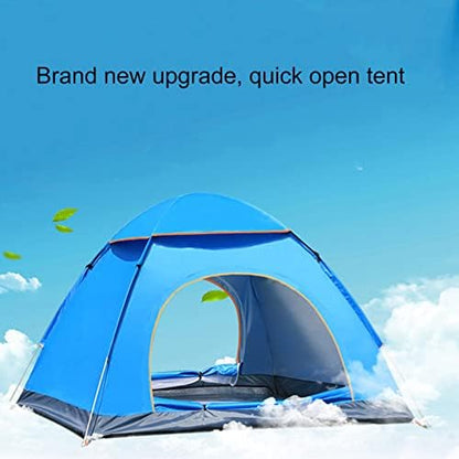 Family Dome Tent Pop-Up Tent Lightweight Tent Durable 210T Polyester Fabric Water-Resistant, UV Protection Easy Set Up for Camp Backpacking Hiking Outdoor,Green 2,S