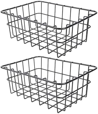 Coated Steel Wire Cooler Basket 32 Qt -Light Coolers, Storage Insert with Divider Compatibility Camping and Tailgating, 11.5x8.5x4.5 Inches