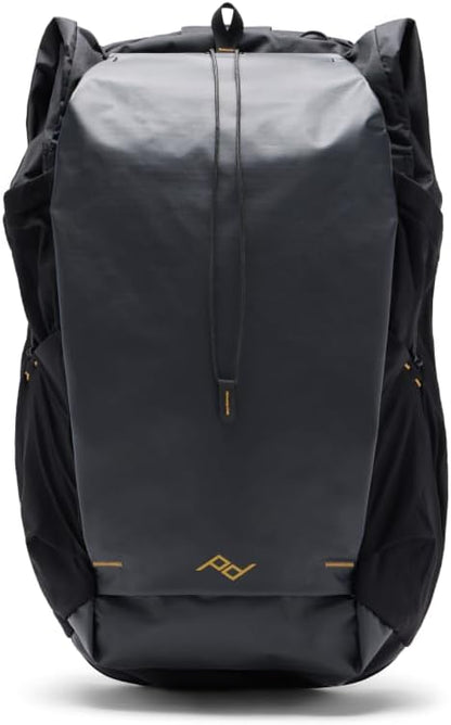 Peak Design Outdoor Backpack 45L, Black, Lightweight Internally-Framed Backpack, Ultra Cinch Roll-Top Design, Ideal for Hikes, Camera Carry and Travel, Versatile Backpack for Men and Women