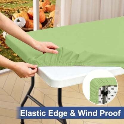homing Rectangle Table Cloth Cover 8 Foot Elastic Fitted Tablecloth