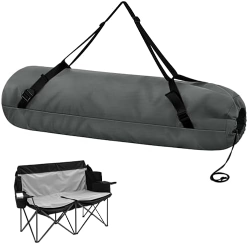 48" Large Camping Chair Bag Replacement, Folding Chairs Bag, Grey