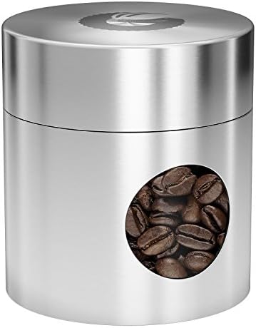 Coffee Gator Mini Coffee Canister- 4oz Borosilicate Glass