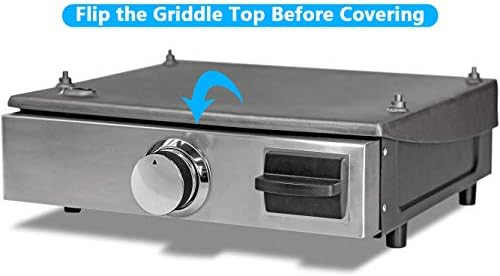 iCOVER 17 inch Griddle Cover- Heavy Duty Waterproof 600D Polyester Canvas Table Top Griddles Covers Designed for Blackstone