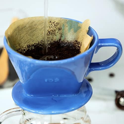 Pour Over Ceramic, Coffee Dripper Ceramic Coffee Maker,Blue