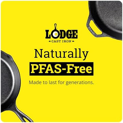 Lodge Cast Iron Combo Cooker, 3.2 Quart Deep Pot & 10.25 Inch Skillet Lid