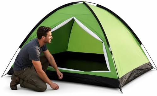 XL Camping Tent 1/2 Person Small Tents Lightweight Waterproof Adult