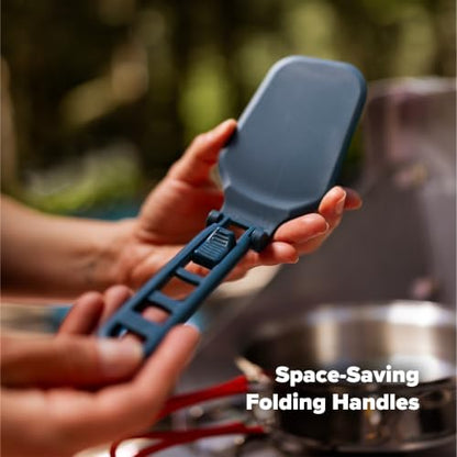 Coghlan’s Folding Camping Cooking Utensils – Compact, Lightweight Spoon, Spatula & Utensil Set – Heat‑Resistant, Durable Nylon Gear for Outdoor Cooking, Hiking & Travel