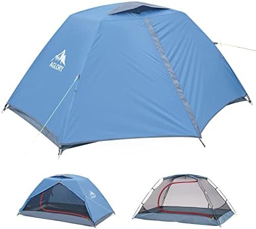Camping Tent for 1-2 Person, Easy Setup Waterproof Tents for Family