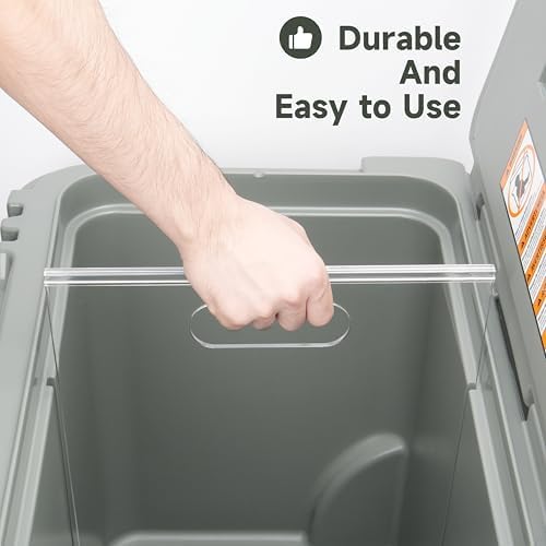 LUVCOSY Transparent Acrylic Divider Compatible with YETI Roadie 48 & 60 Cooler Accessories, Cooler Organizer with High Visibility, Durable and Easy Clean, Designed for Camping and Outdoor
