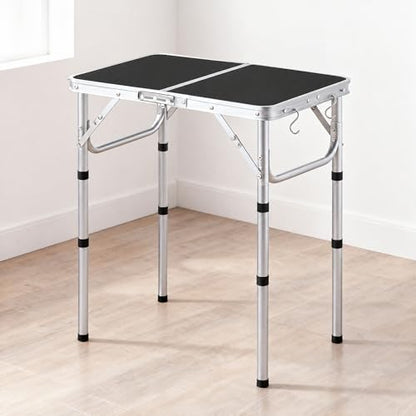 YUFIFAIRY Small Folding Table Portable, 24''L x16''W Foldable Camp Table