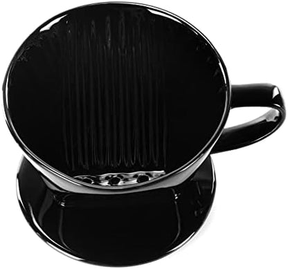 Pour Over Ceramic, Coffee Dripper Ceramic Coffee Maker,Black