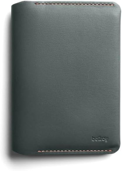 Bellroy Passport Cover (slimline travel wallet/pouch with card slots and space for cash plus travel documents) - Everglade