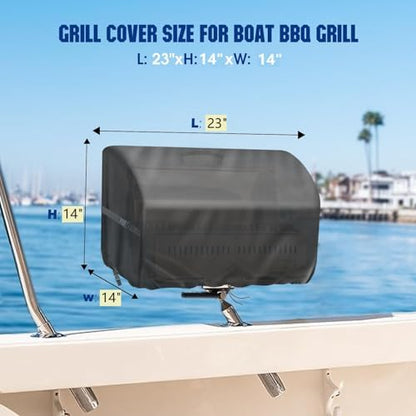 Boat Grill Cover for Magma Cabo Gas Grill ChefsMate Grill
