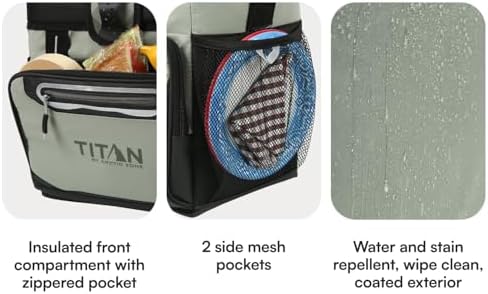 Titan Zipperless HardBody Cooler, Keeps Ice 2 Days