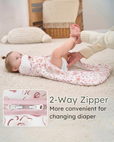 Yoofoss Baby Sleep Sack 18-24 Month 1.5TOG 100% Organic Cotton 2-Way Zipper