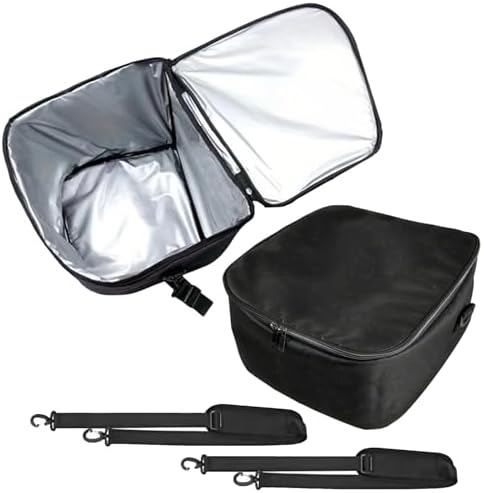 ordinarYone Pack of 2 Insulated Thermal Control Leakproof Foldable Storage Organizer for Camping Travel
