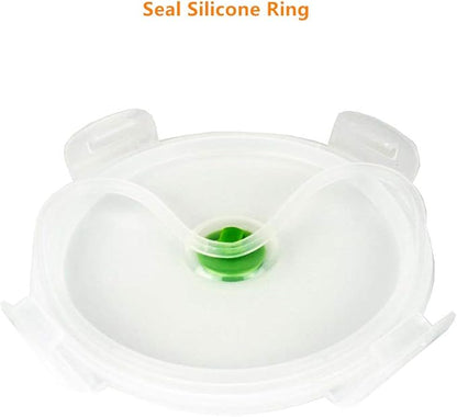 CARTINTS Green Silicone Collapsible Food Storage Containers-Prep/Storage Bowls - Image 5