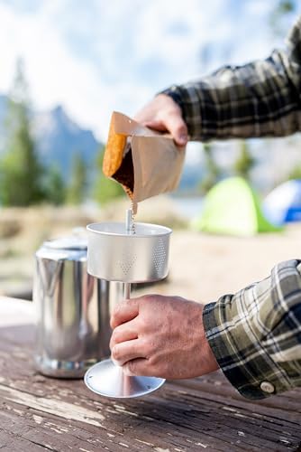Stansport Aluminum Percolator Coffee Pot with Wire Handle