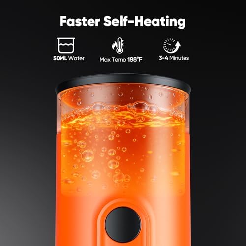 Portable Espresso Machine for Travel, Self-Heating Coffee Maker