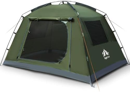 Night Cat Backpacking Tent for Camping: Portable 1-2 Person Hiking Waterproof Tent Quick Setup and Compact for Outdoor Festivals