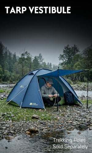 MOBI GARDEN Talo 2 Person Backpacking Tent, 2-Step Quick Setup Camping Tent
