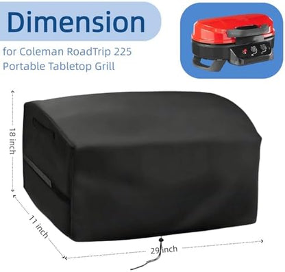 29 Inch Mini Grill Cover for Coleman Roadtrip 225 Portable Tabletop Grill
