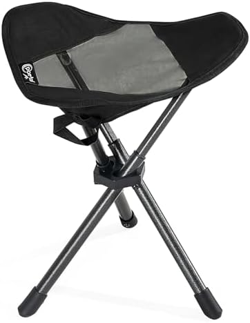 Portal Tall Folding Tripod Stool Portable Tripod Chair for Outdoor Camping