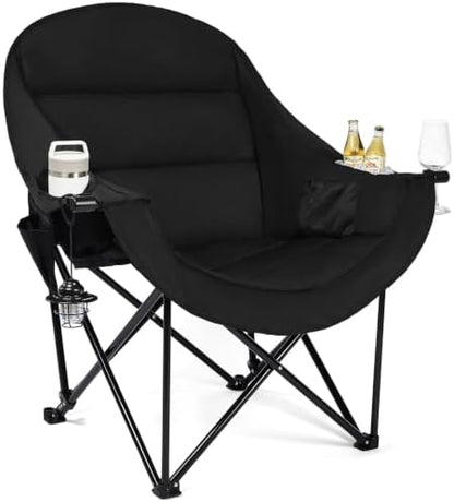 Oversized Camping Chair - Heavy Duty Folding Lawn Chair for Adults