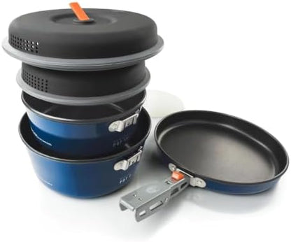 GSI Outdoors Bugaboo Base Camper Cookset, Ceramic, Small to Large