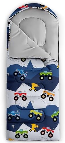 QOOMO Camping Sleeping Bags,3 Season Warm & Cool Weather,Lightweight,Waterproof Sleeping Bags for Adults & Kids,Traveling,and Outdoors,Camping Gear Equipment