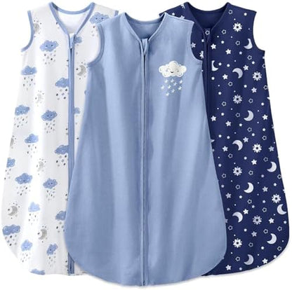 Yoofoss Baby Sleep Sack 24-36 Month 0.5TOG 100% Organic Cotton 2-Way Zipper