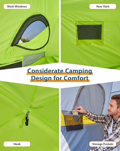 Golabs Truck Bed Tent, 5-6 Ft Camping Tent, Easy Setup by Pre-Attached Pole