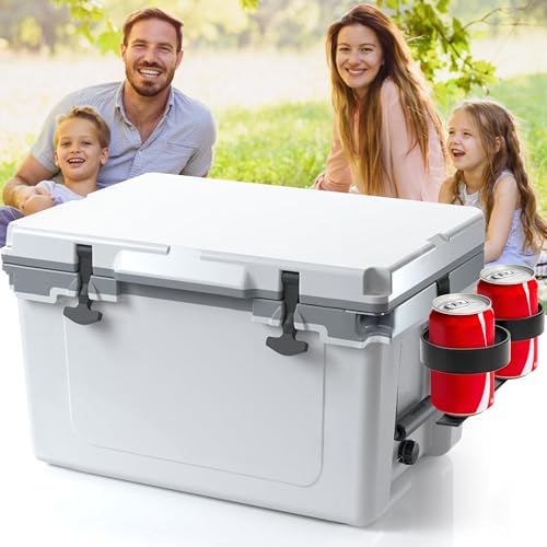 Cooler Beverage Holder, Biforous Cooler Cup Holder Compatible with YETI Tundra Coolers, Compatible with RTIC Coolers, Cooler Accessory