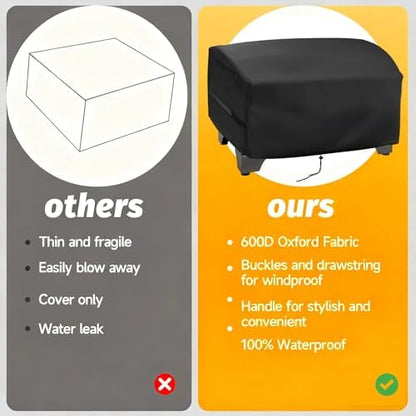 Tabletop Portable Grill Cover for Cuisinart CPG-256 Small Pellet Smoker