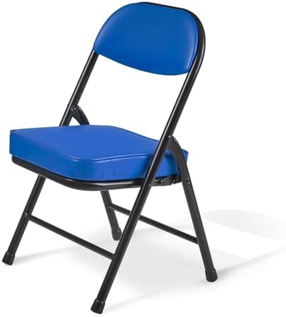 Mini Padded Folding Stool - 12.2 Inch Camping Blue 1-Pack