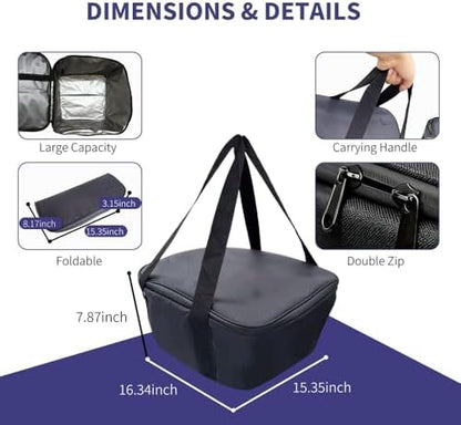 Frunk Cooler Organizer for Tesla Model 3 2020-2026, Insulated Waterproof Front Trunk Storage Bag with Hidden Pocket, 2-Pack