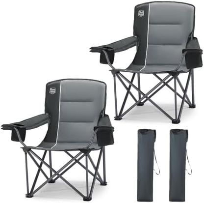 Timber Ridge 2 Pack Oversized Folding Camping Chair for Adults