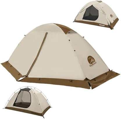 1/2 Person 4 Season Backpacking Tent, Lightweight Waterproof Winter Tent