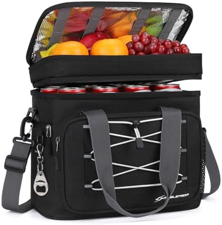 Maelstrom 24/30/60 Can Soft Cooler Bag, Double Deck Portable Ice Chest