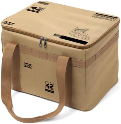 30/42L Camping Storage Bag Insulated Gear Organizer Foldable Storage Box