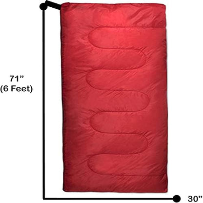 Envelope Sleeping Bags 4 Seasons Warm or Cold Lightweight Indoor Outdoor Sleeping Bags for Adults, Backpacking, Camping