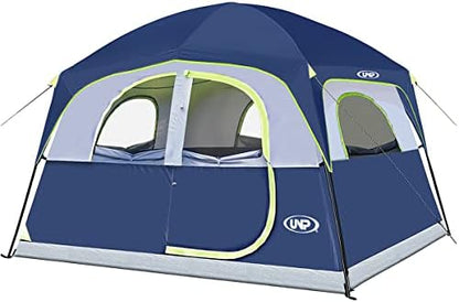 UNP 6 Person Tents for Camping Waterproof Family Cabin Tent with Rainfly