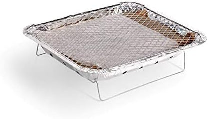 Disposable Charcoal Grill Ideal for Camping and Tailgate Parties -Pack of 2 Portable, Easy To Light, and Convenient charcoal grill Lasts 1.5 hours Grill Anytime, Anywhere