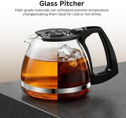 Coffee Maker, 5 Cup Programmable Drip Coffee Machine-Black